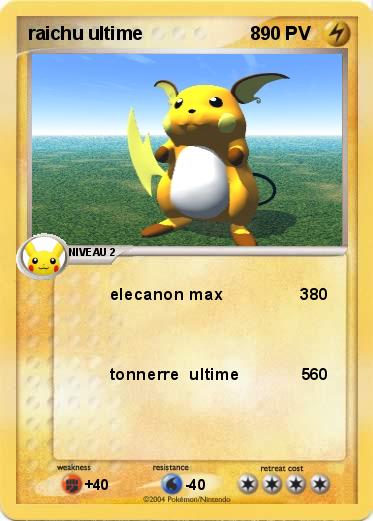 Pokemon raichu ultime                     8