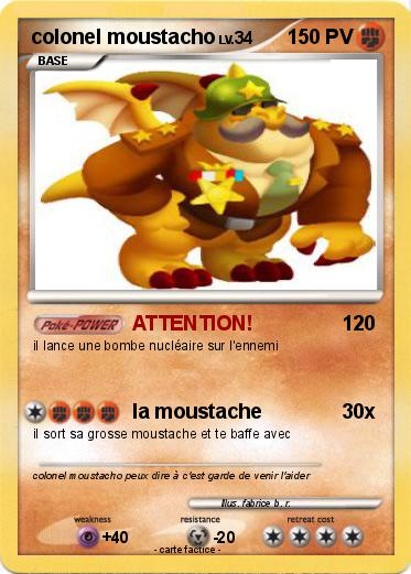 Pokemon colonel moustacho