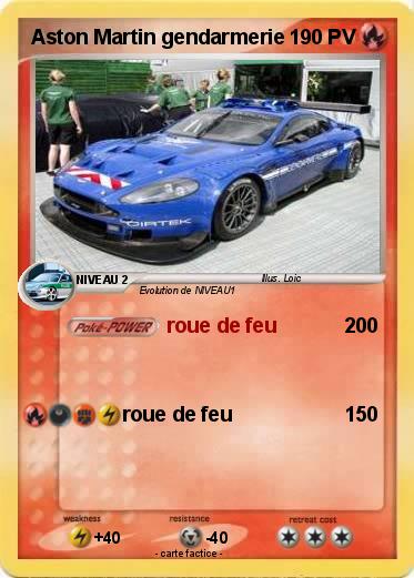 Pokemon Aston Martin gendarmerie