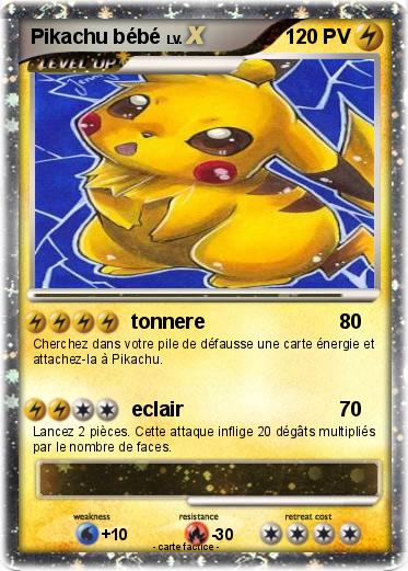 Pokemon Pikachu bébé