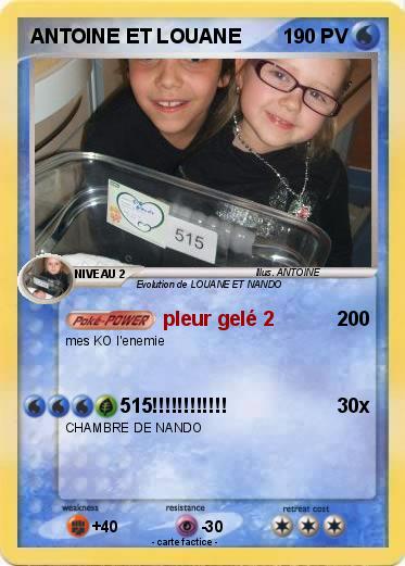 Pokemon ANTOINE ET LOUANE