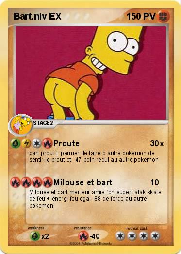 Pokemon Bart.niv EX