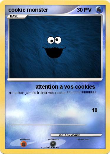 Pokemon cookie monster