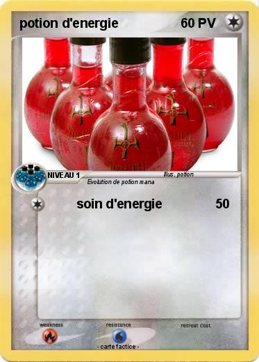 Pokemon potion d'energie
