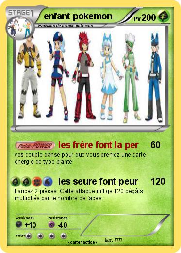 Pokemon enfant pokemon
