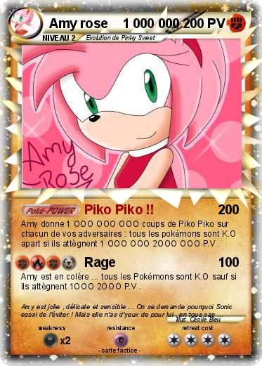 Pokemon Amy rose    1 000 000