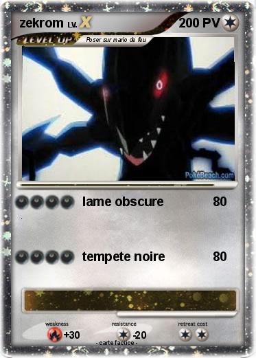Pokemon zekrom