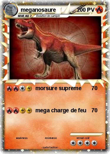 Pokemon meganosaure