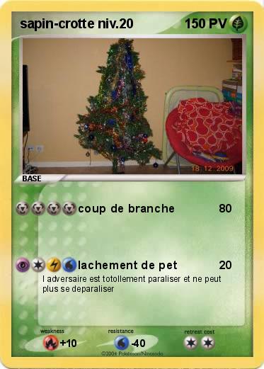 Pokemon sapin-crotte niv.20