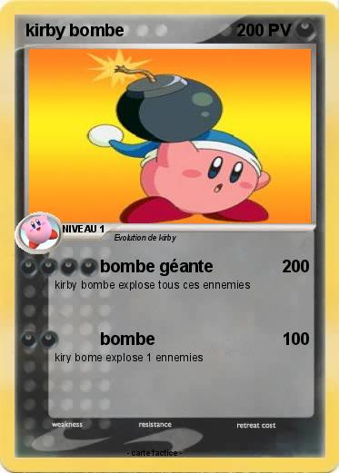 Pokemon kirby bombe