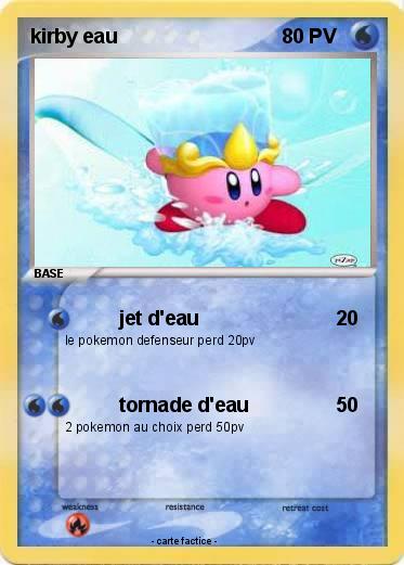 Pokemon kirby eau
