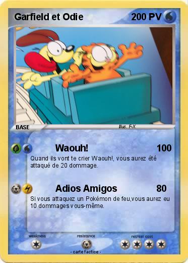 Pokemon Garfield et Odie