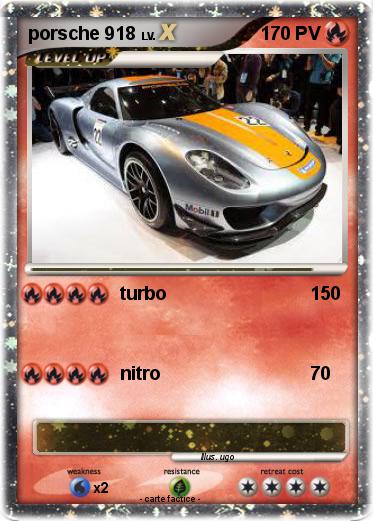 Pokemon porsche 918
