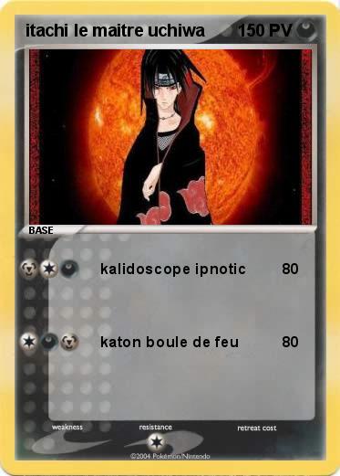 Pokemon itachi le maitre uchiwa