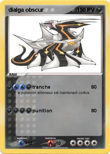 Pokemon dialga obscur