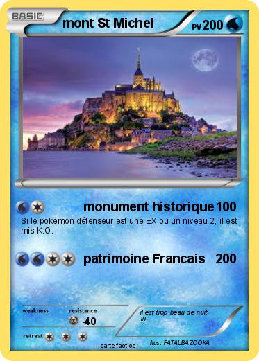 Pokemon mont St Michel