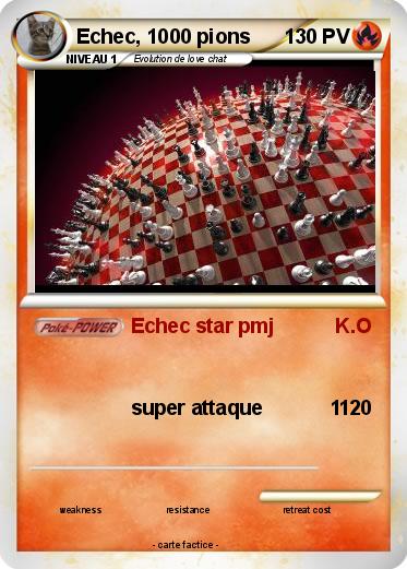 Pokemon Echec, 1000 pions