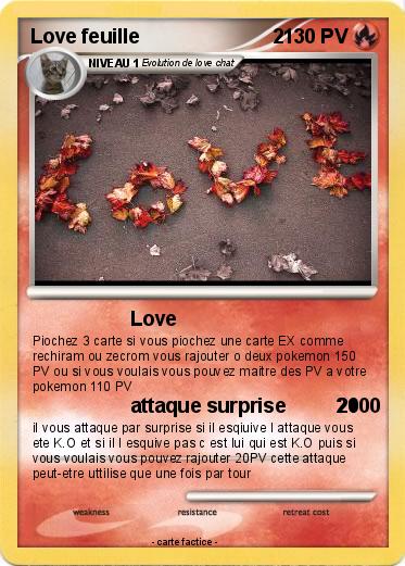 Pokemon Love feuille                        2