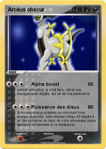 Pokemon Arcéus obscur 