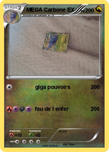 Pokemon MEGA Carbone EX
