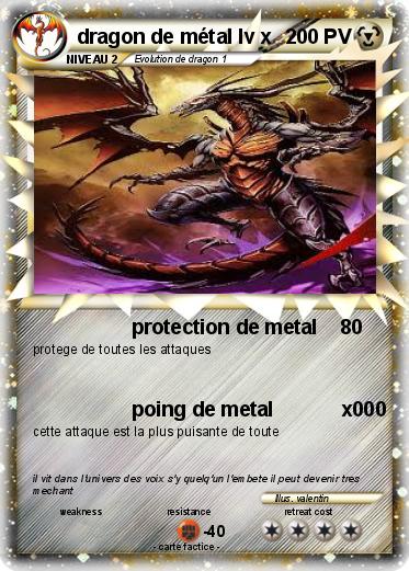 Pokemon dragon de métal lv x
