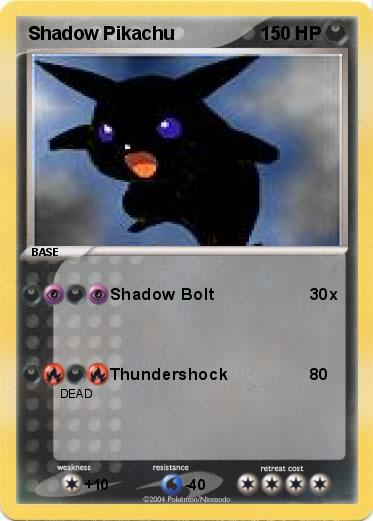 Pokemon Shadow Pikachu