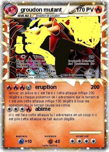 Pokemon groudon mutant