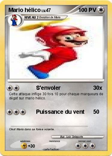 Pokemon Mario hélico
