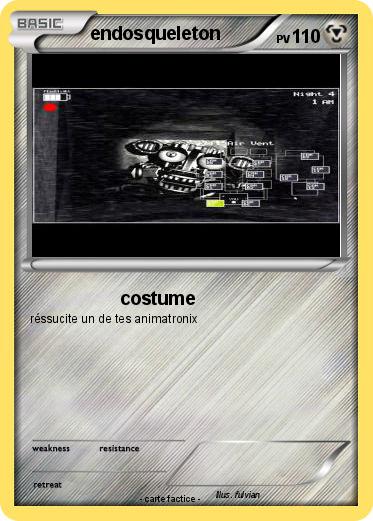 Pokemon endosqueleton