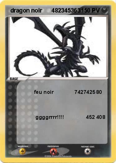 Pokemon  dragon noir      482345363                          