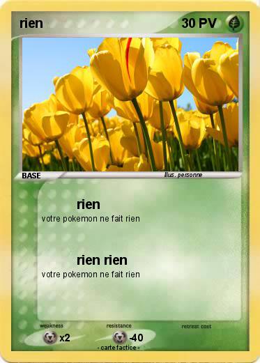 Pokemon rien