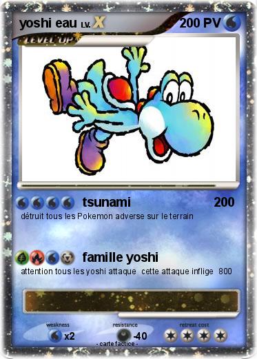 Pokemon yoshi eau