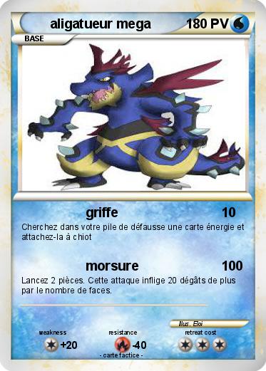 Pokemon aligatueur mega