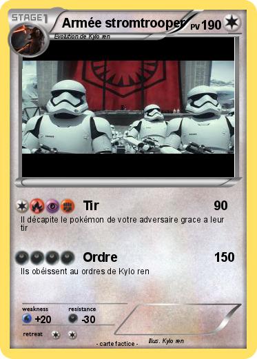 Pokemon Armée stromtrooper