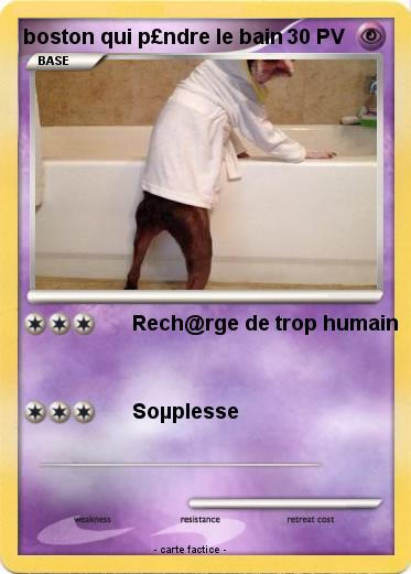 Pokemon boston qui p£ndre le bain