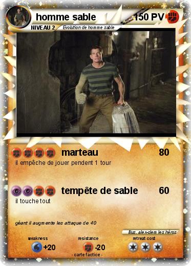 Pokemon homme sable