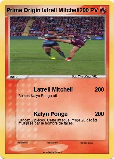 Pokemon Prime Origin latrell Mitchell