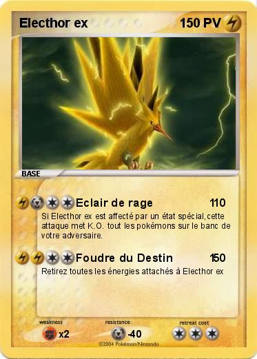 Pokemon Electhor ex