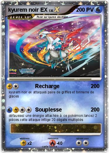 Pokemon kyurem noir EX