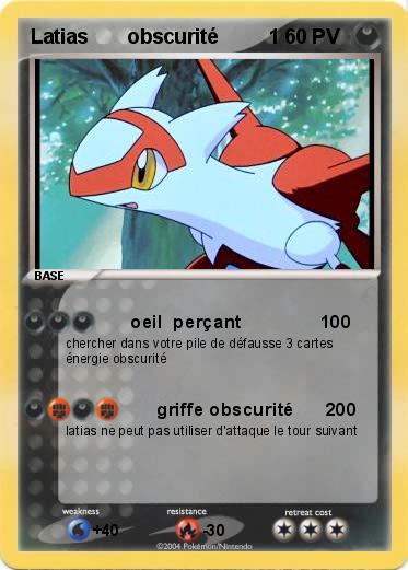 Pokemon Latias       obscurité         1