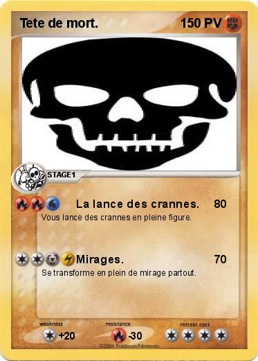 Pokemon Tete de mort.