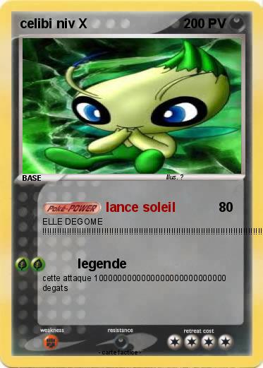 Pokemon celibi niv X