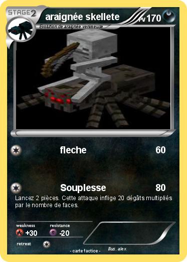 Pokemon araignée skellete