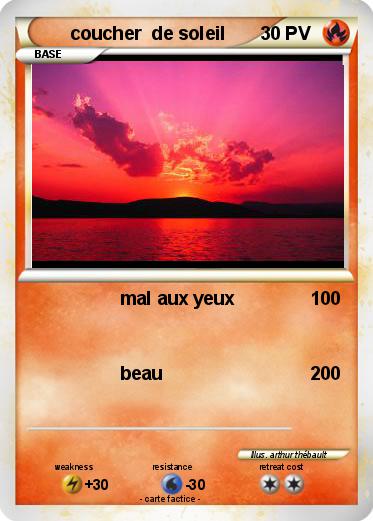 Pokemon coucher  de soleil