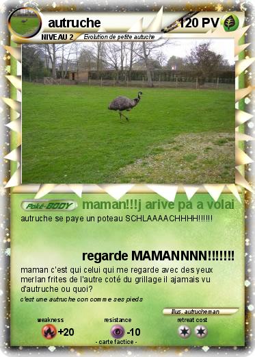Pokemon autruche