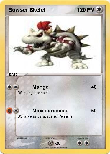 Pokemon Bowser Skelet