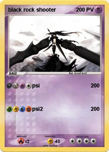 Pokemon black rock shooter