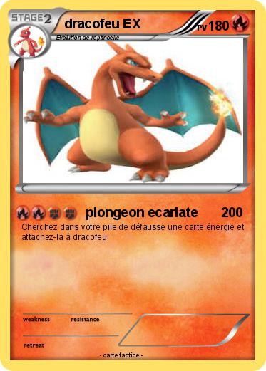 Pokemon dracofeu EX