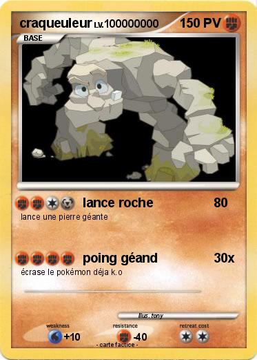 Pokemon craqueuleur