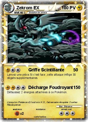 Pokemon Zekrom EX